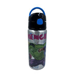 Botella  Aluminio Cresko 600Ml Avengers Sp923 C/boton Y Pico